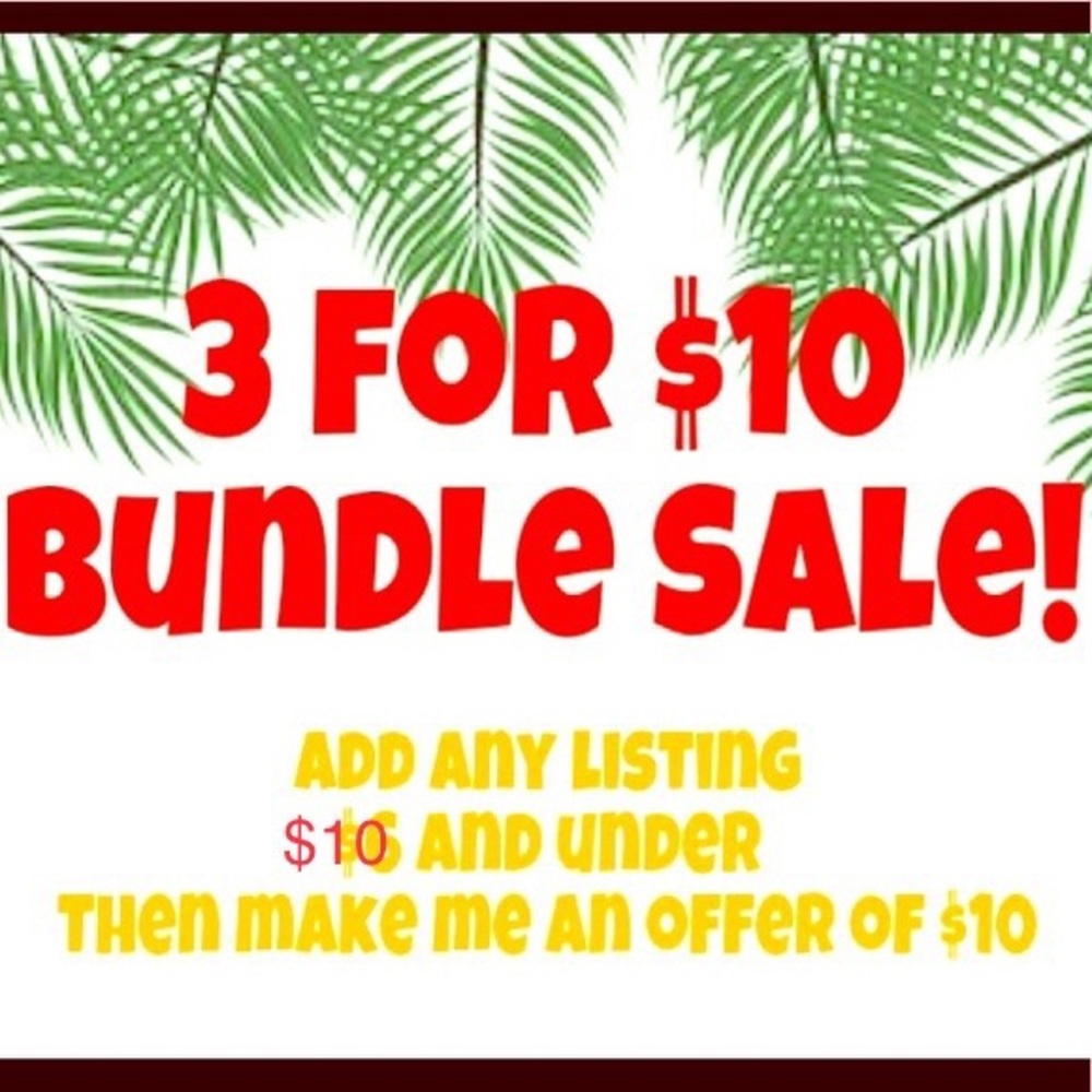 3 items $10 and under for $10!!